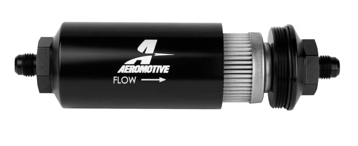 Aeromotive inline Fuel Filters with AN male fittings