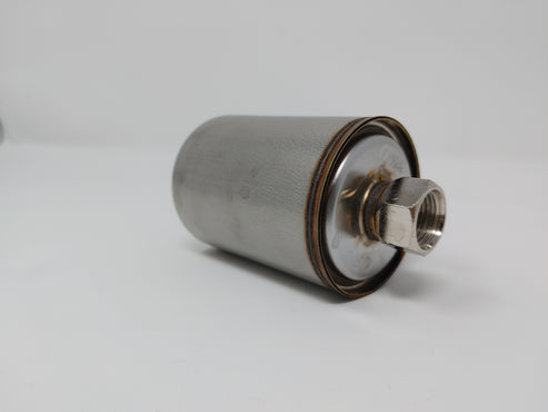 Factory style Inline fuel filter w/ AN6 fittings