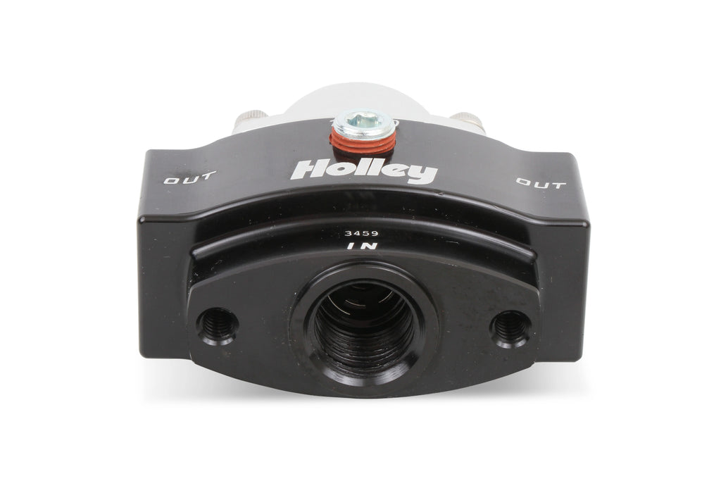 3/8 NPT inlet, twin 3/8 NPT outlets, and 1/8 NPT gauge port on 12-840 regulator