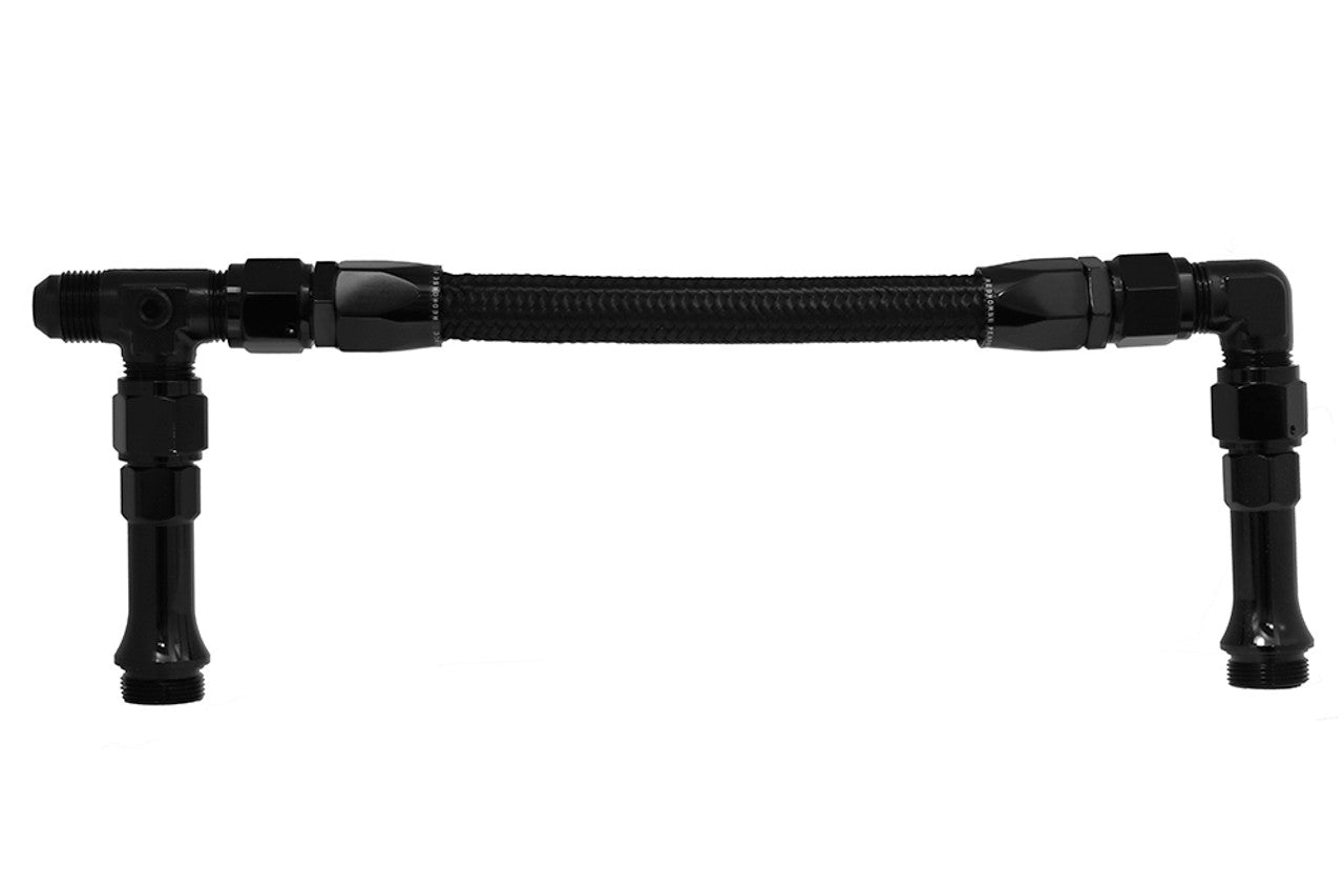 Ultra XP dual-feed kit with -8 ORB bowl fittings and 1/8 NPT gauge port

