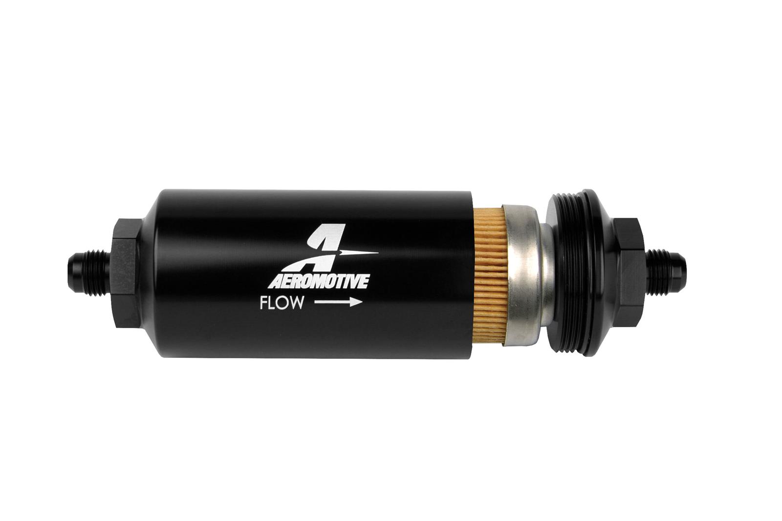 Aeromotive inline Fuel Filters with AN male fittings