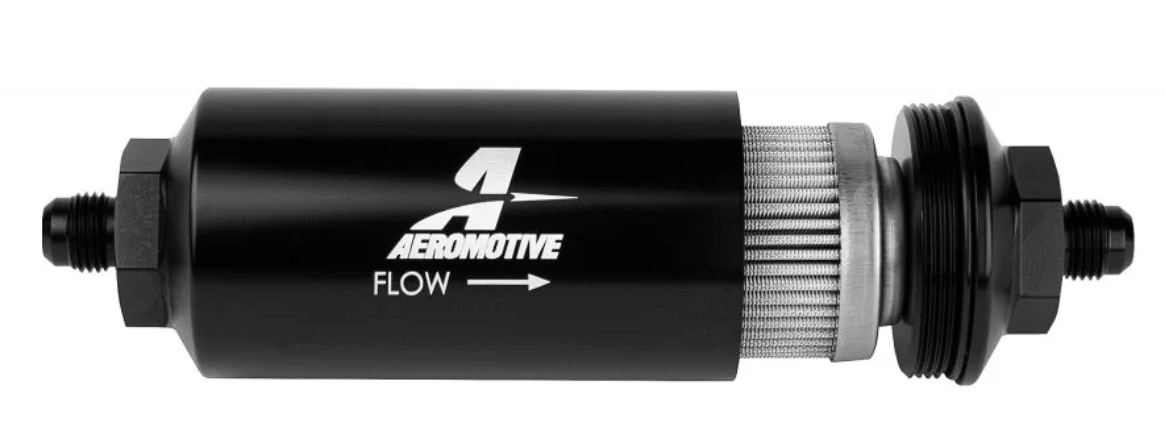 Aeromotive inline Fuel Filters with AN male fittings