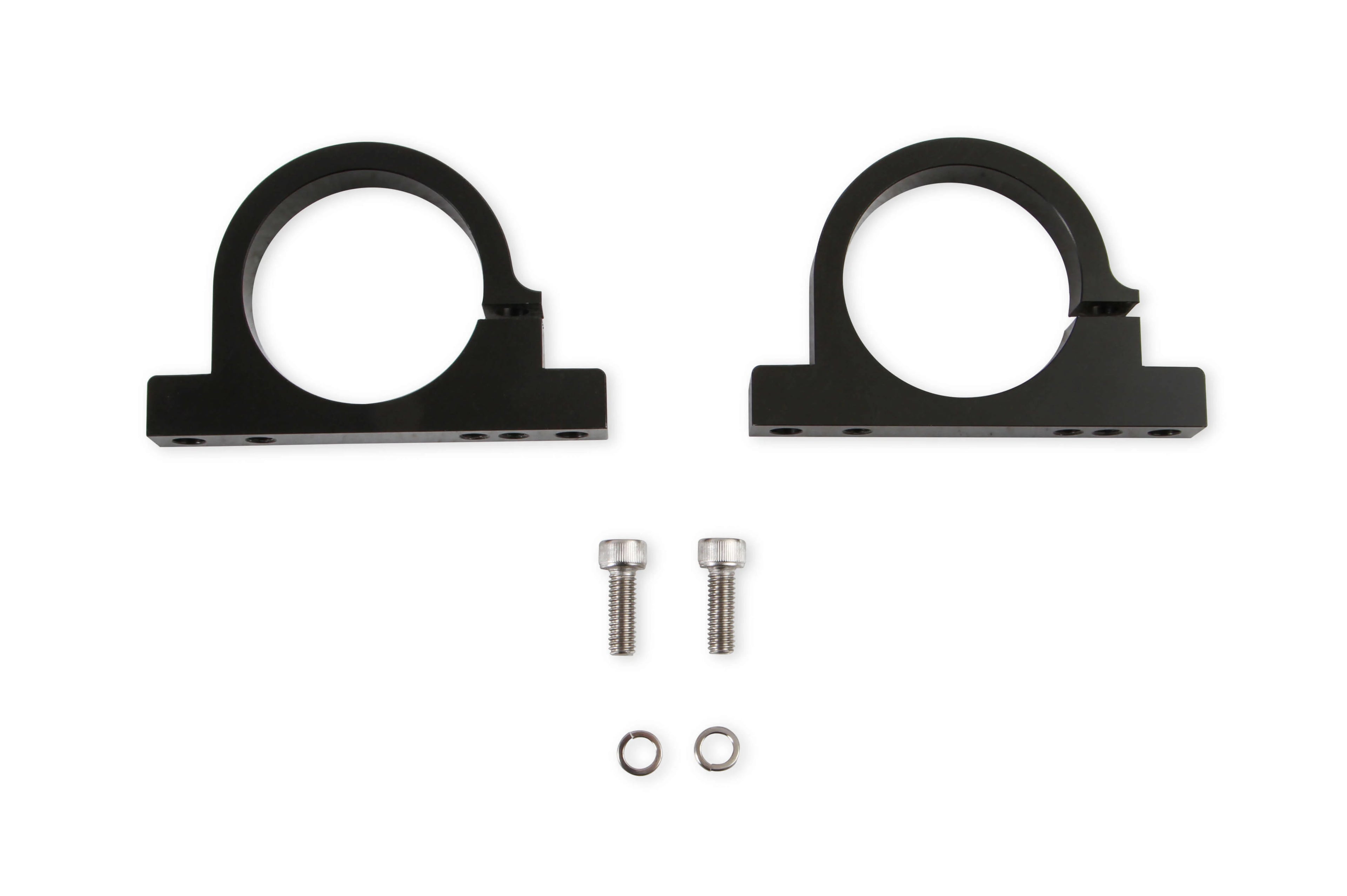 Holley filter clamp kit 1.5" and 2" with ring halves and mounting hardware 162-573 and 162-574
