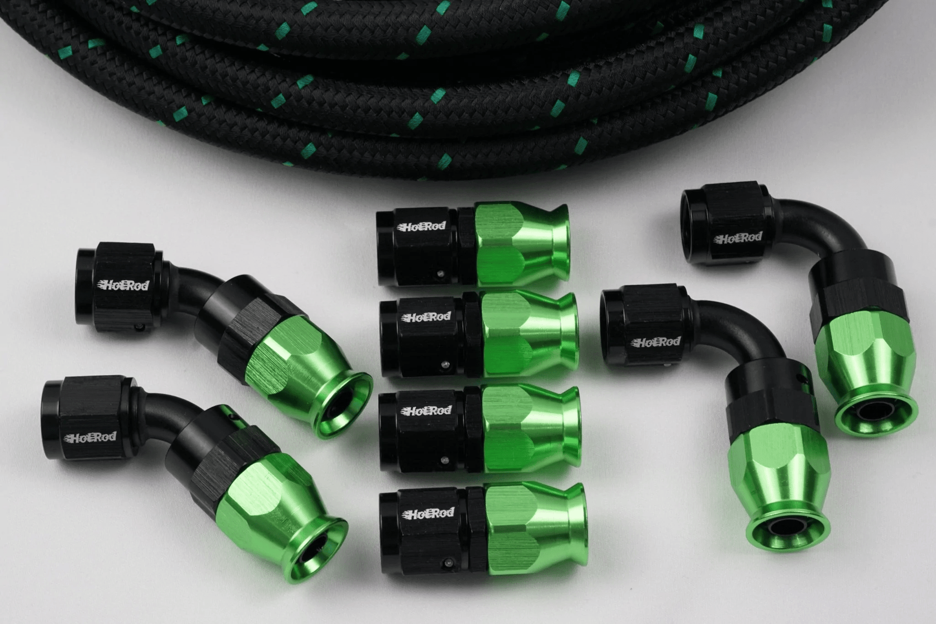 Dual Bottle Feed Hose Kit – 6AN, Includes Two 12” Hoses & Y Block | Nitrous System Upgrade For Racing & Performance