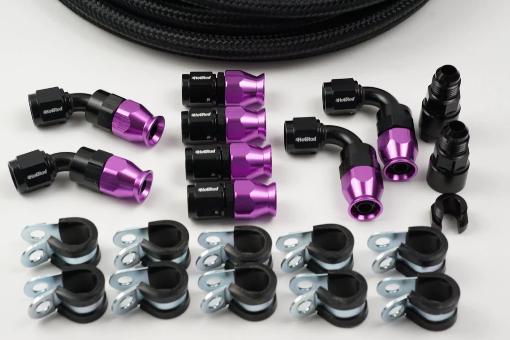 Return Style LS engine AN Fuel line install kit