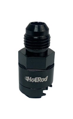 EFI Quick connect fitting to AN w/ Screw end cap